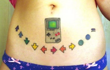 Bad Game boy tattoo